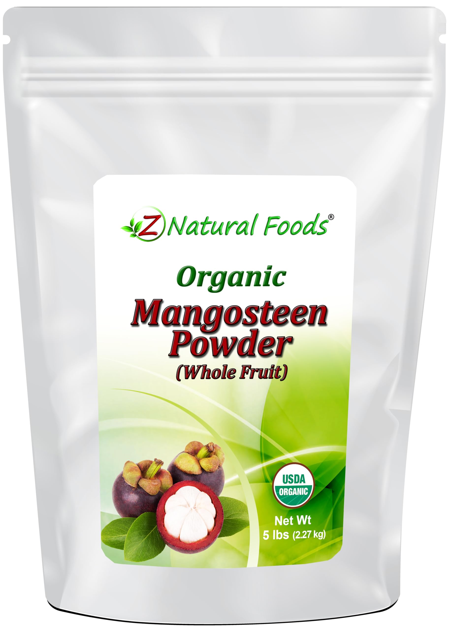 Amazon.com: Z Natural Foods Organic Mangosteen Fruit Powder 5lb