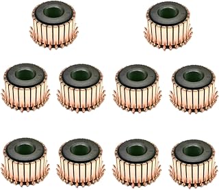 28.2 X 11 X17.8(20.5) Mm 24P Teeth Copper Hook Type Electrical Motor Commutator, 10pcs