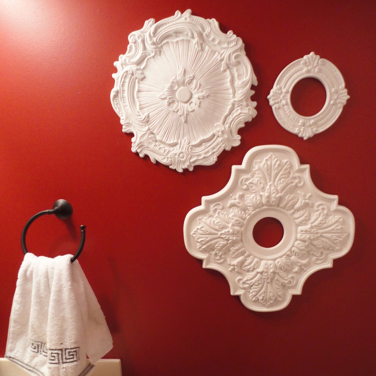 11 1/8"OD x 6 1/8"ID x 5/8"P Benson Ceiling Medallion (Fits Canopies up to 6 1/8") — Amazon image 12