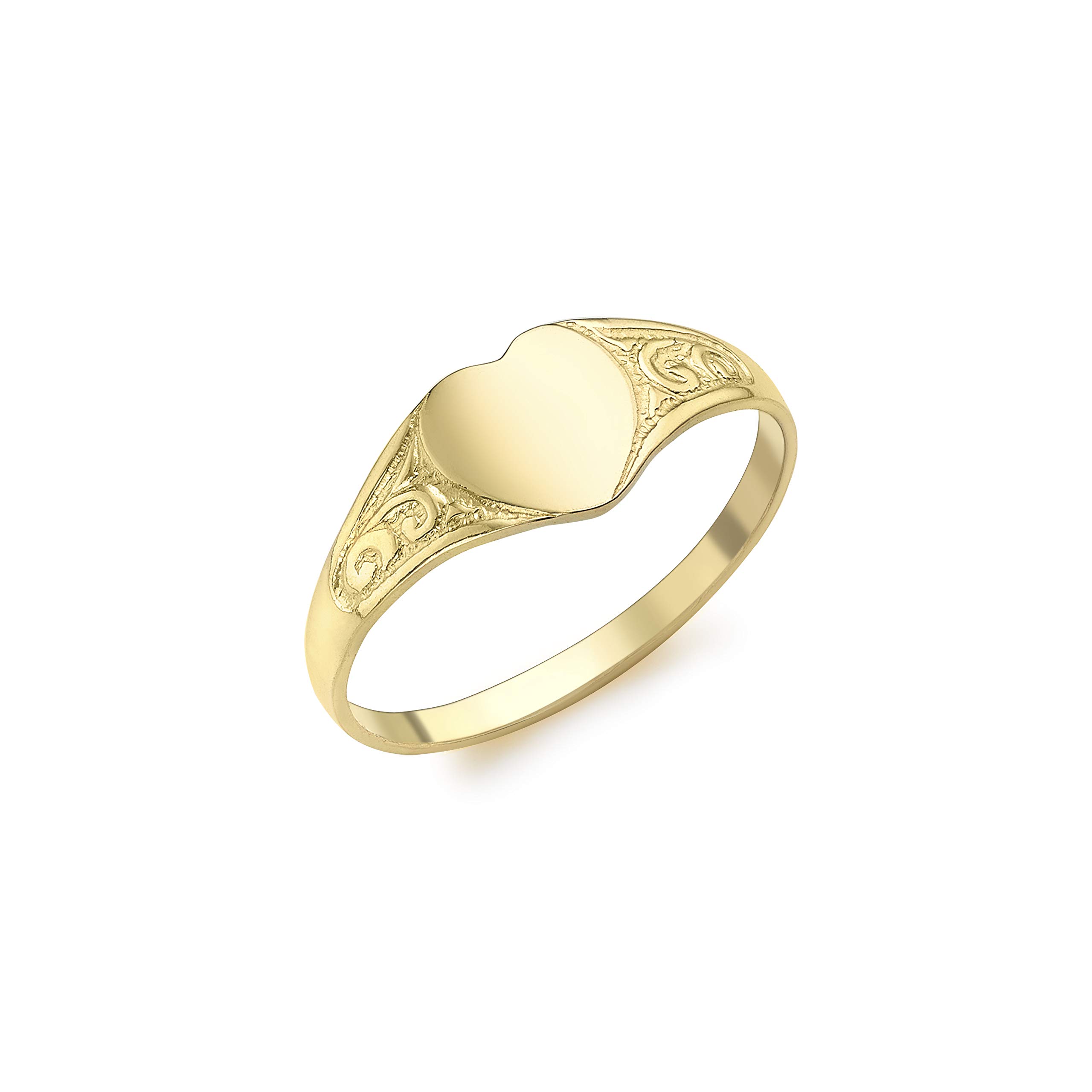 Chevalière Bague Vintage Fille - 9 cts Or 375/1000