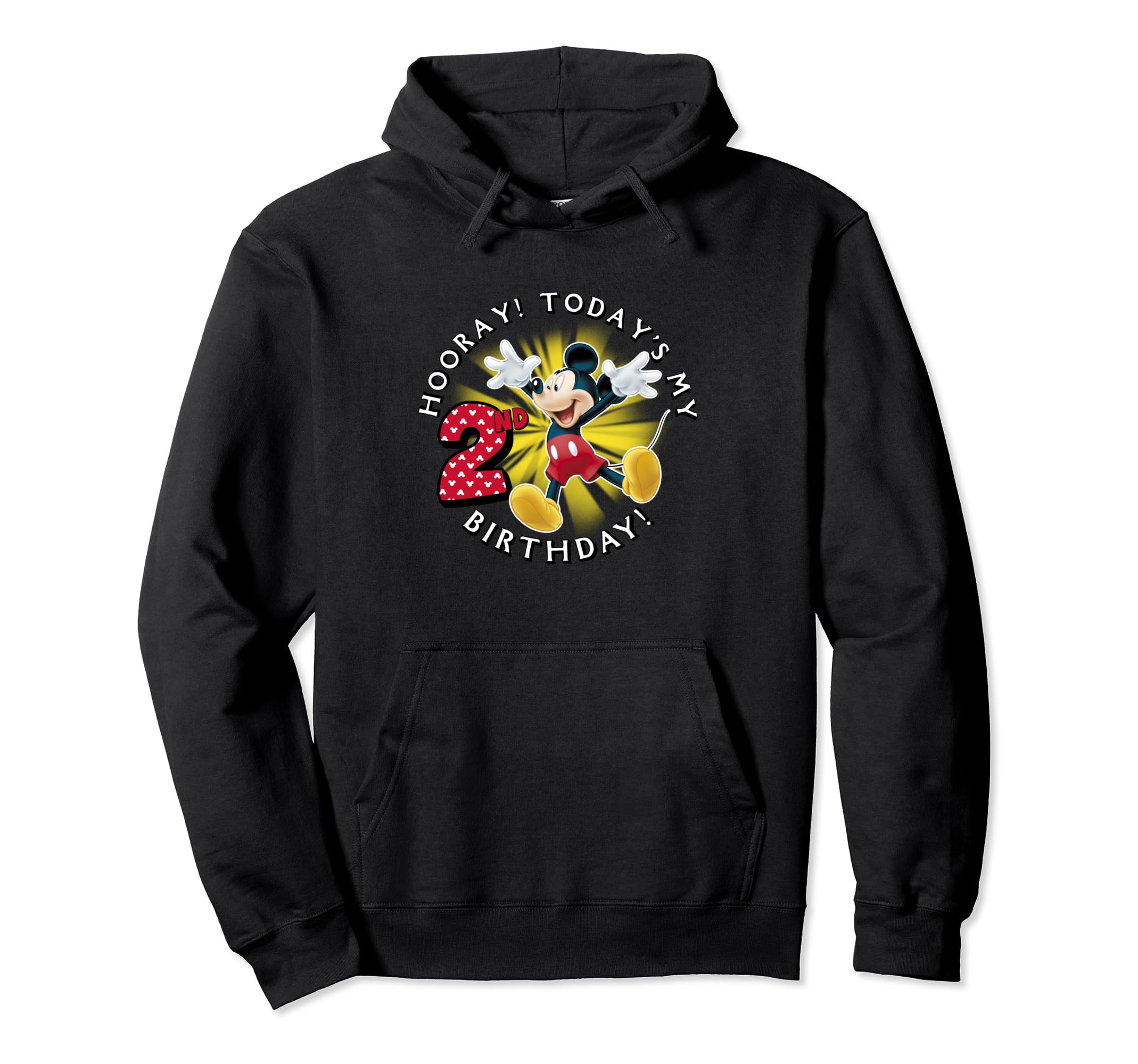 Pullover hoodie Mickey Mouse 2 ans avec capuche pour enfant