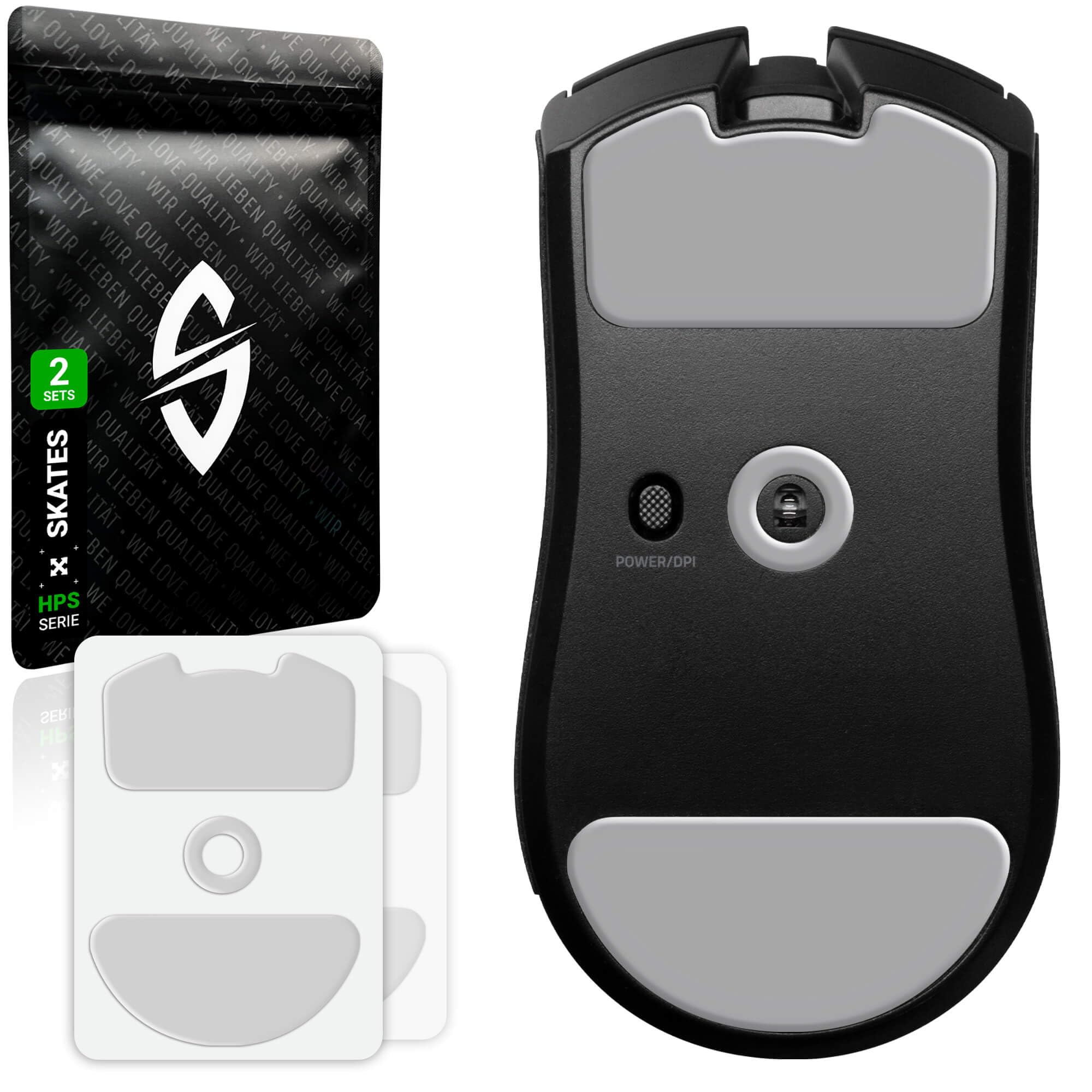 SensoryBoost HPS Glides (2 Sets) - Compatible with Razer Viper V4 PRO - PTFE Replacement Mouse Feet Rounded Mouse Skates for Balance of Speed & Control