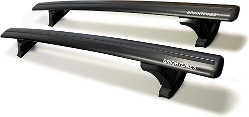 Miniatura 4 de Brightlines - Barras transversales para portaequipajes compatibles con Jeep Grand Cherokee AltitudeSRT 2011-2020 con molduras negras en el techo