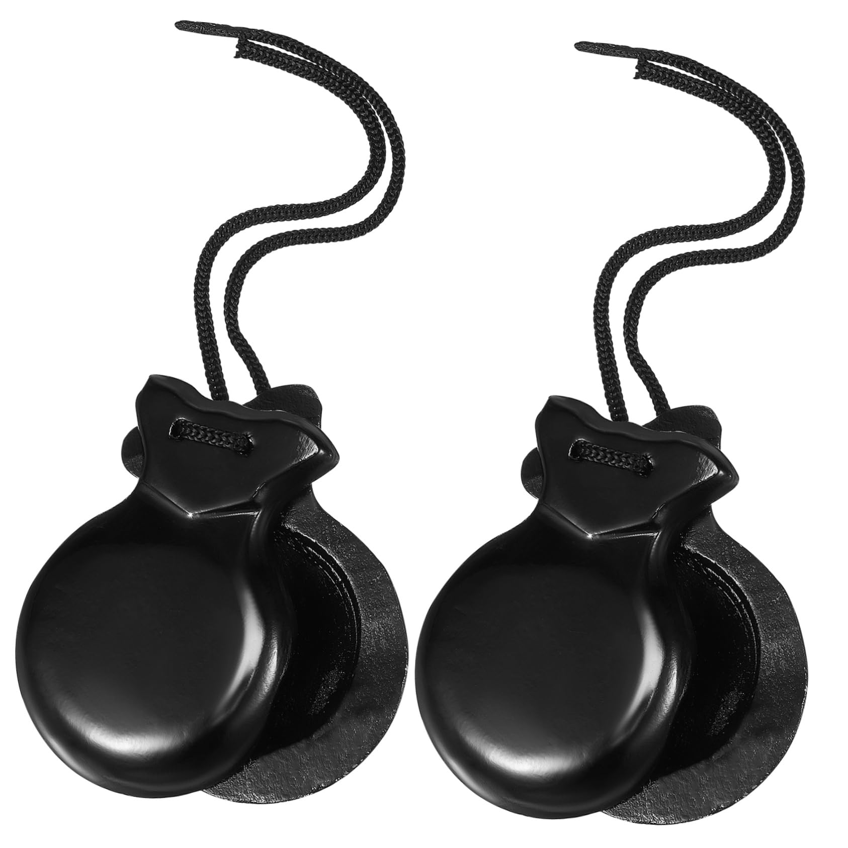 Vaguelly 1 Pair handheld castanets finger castanets spanish castanets for adults castanets percussion instrument wood castanets for adults percussion instruments solid wood wooden