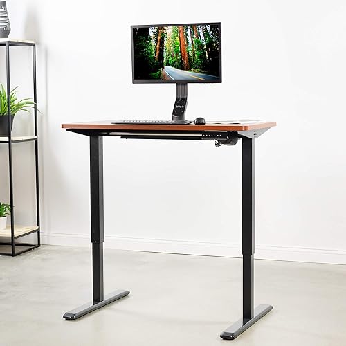 Vista 36 de VIVO - Mesa/tablero universal de 1.52 m x 60 cm (60 x 24 in) para escritorio de oficina y hogar con altura ajustable. Madera clara