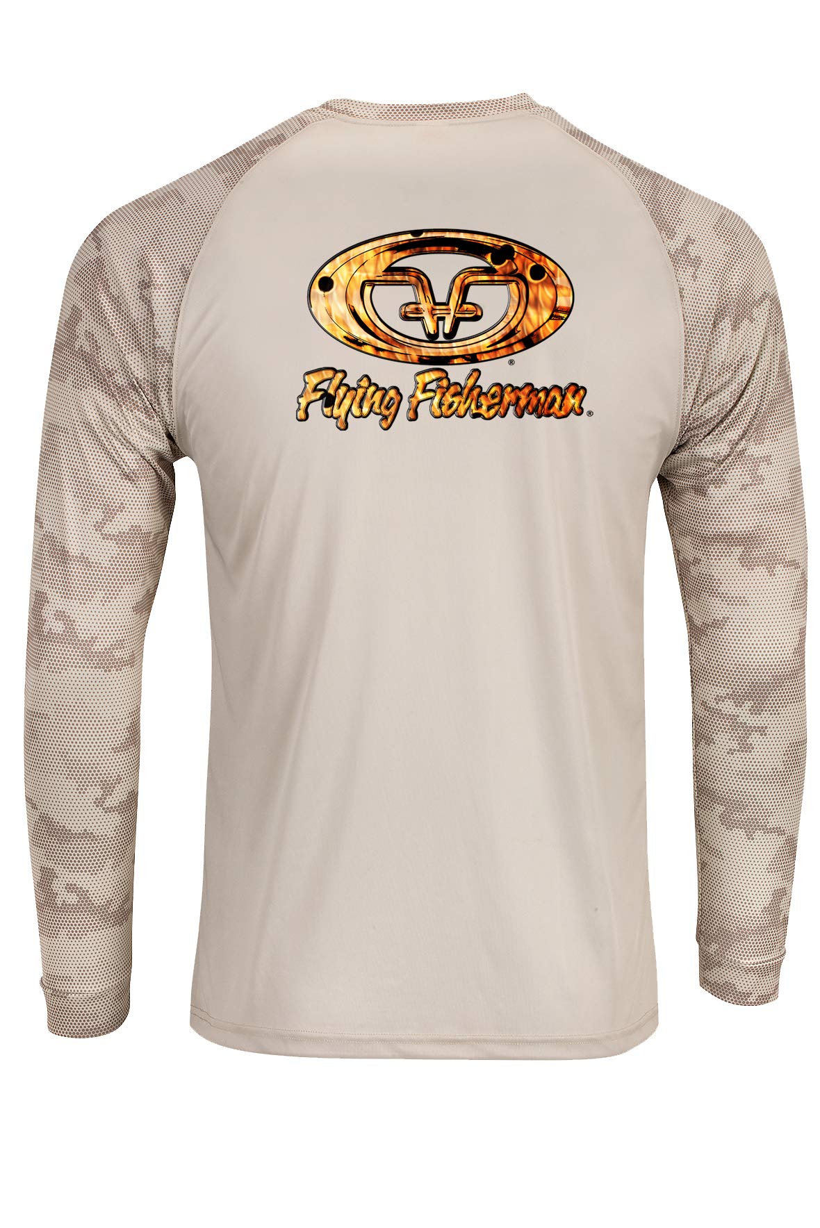 Flying Fisherman Redfish Skin Long Sleeve Performance T-Shirt for Fishing and Outdoor Sports, UPF 50+ Sun Protection