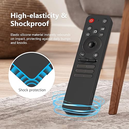 Miniatura 3 de Funda para control remoto LG MR25GA, funda protectora de silicona para LG OLED Smart TV C5 B5 G5 M5 Series 2025, color negro