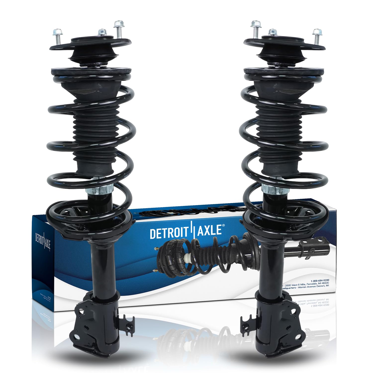 Amazon.com: Detroit Axle - 2pc Front Struts for 2000 2001 2002