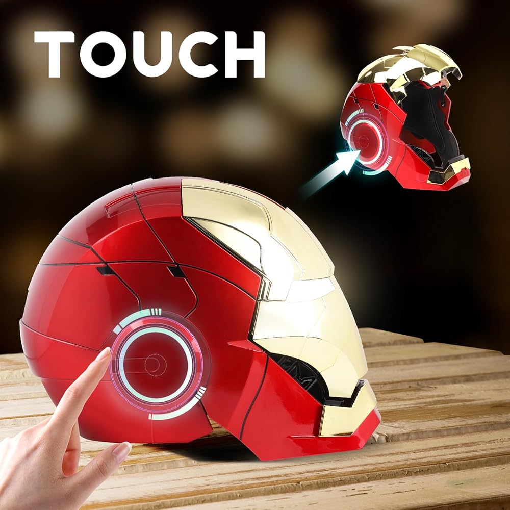 ※ヘッドのみ 『アントマン』 1/6 ホットトイズ マスク開閉式 Amazon.com: YONTYEQ Iron Hero MK 5 1:1 Wearable Helmet