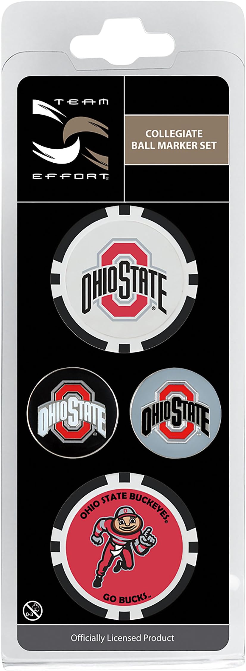 Team Effort Collegiate Ball Marker Set