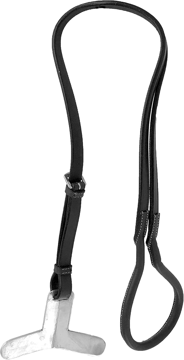 Leather Crupper with Block (Tan, Pony)