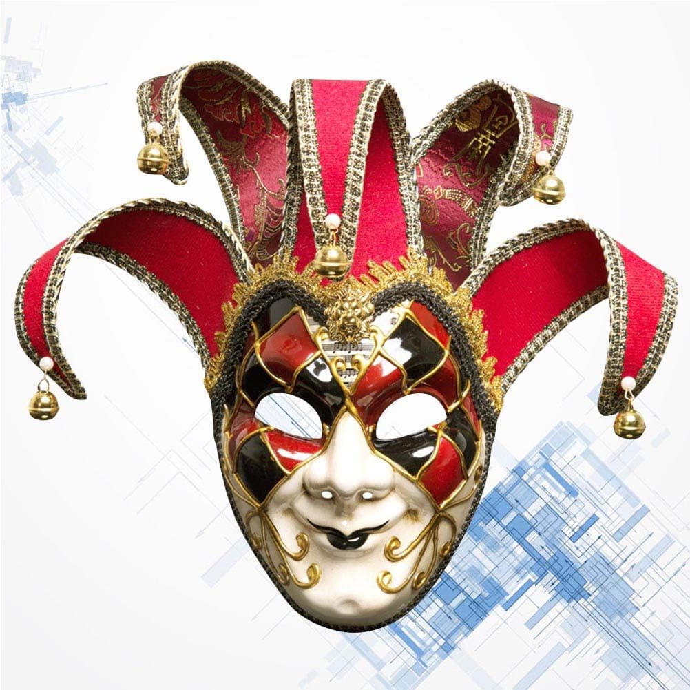 Amazon.co.jp: iplusmile ベネチアンマスク 仮面 フルフェイス