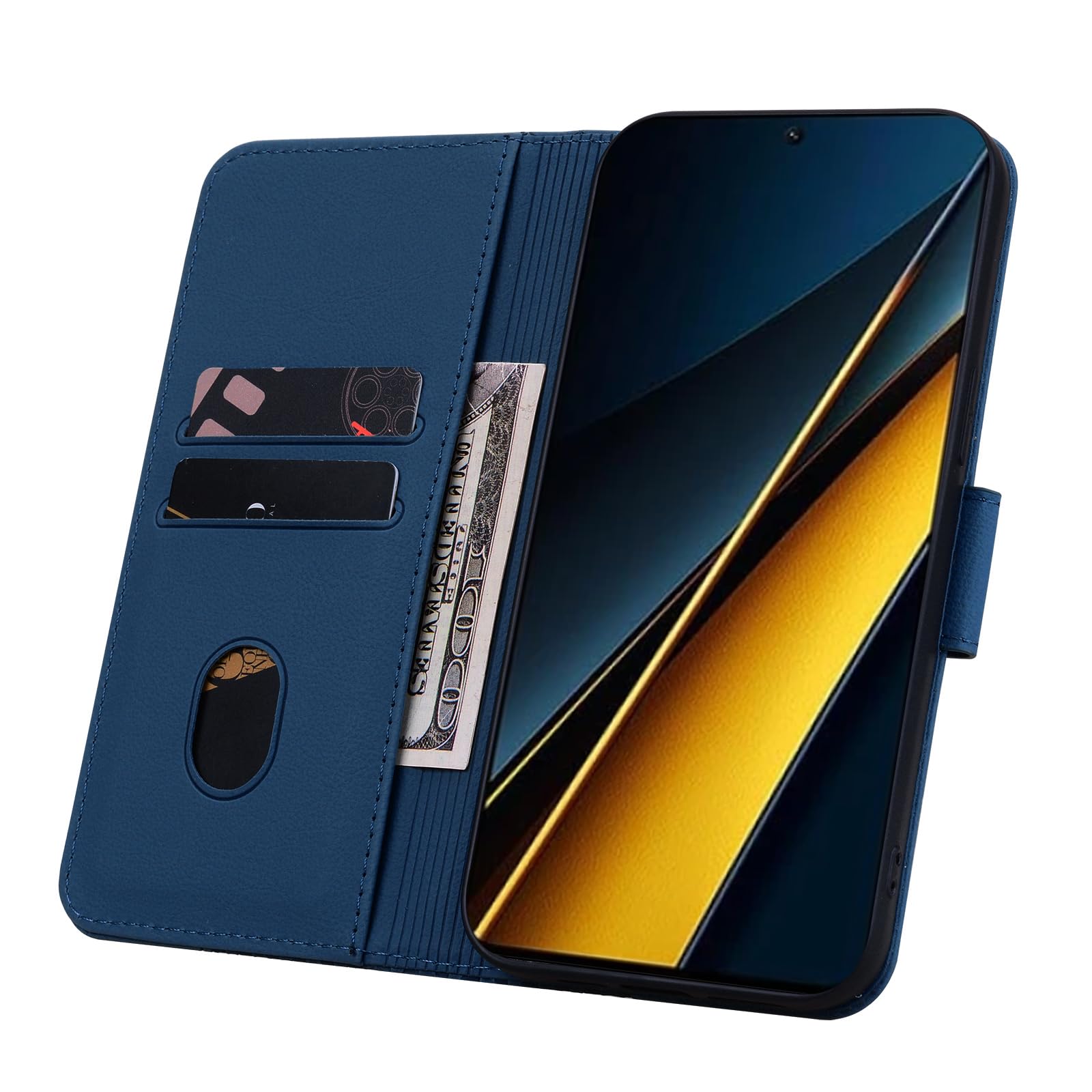 SEAHAI Cover Custodia Folio in Pelle per Xiaomi Redmi Note 13 5G