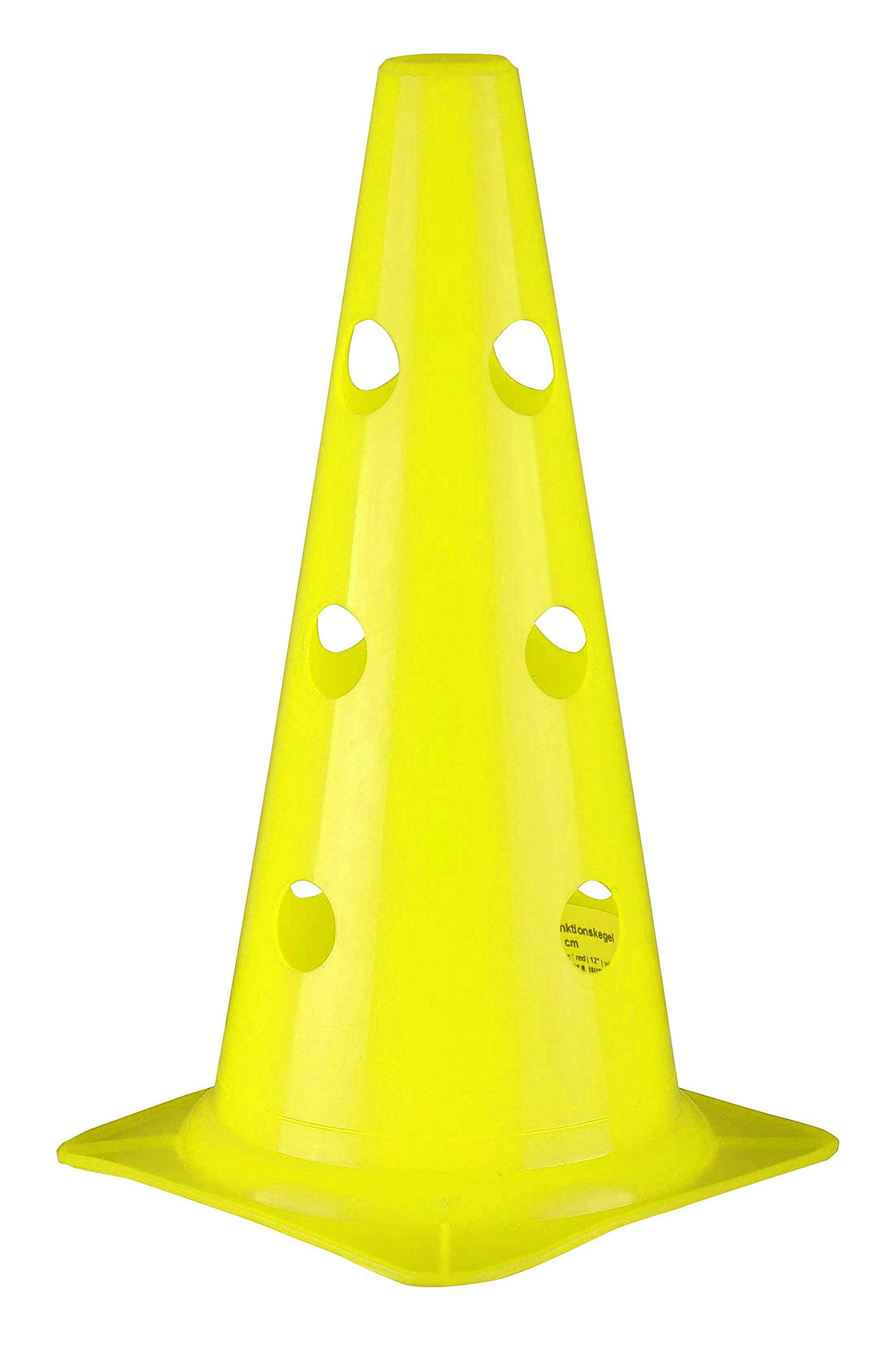 Set di ostacoli a innesto, 12 coni multifunzione (30 cm), con 6 barre da allenamento (1 m)