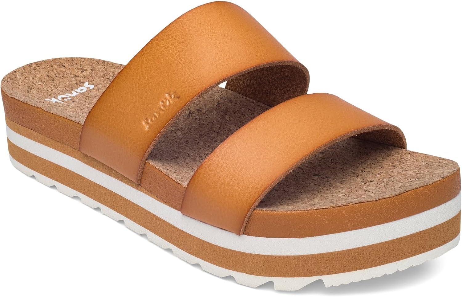 Sanuk Womens Alt-Itude | Platform Sandals Women | Womens Fashion Slide Sandals | Molded Footbed with Arch Support