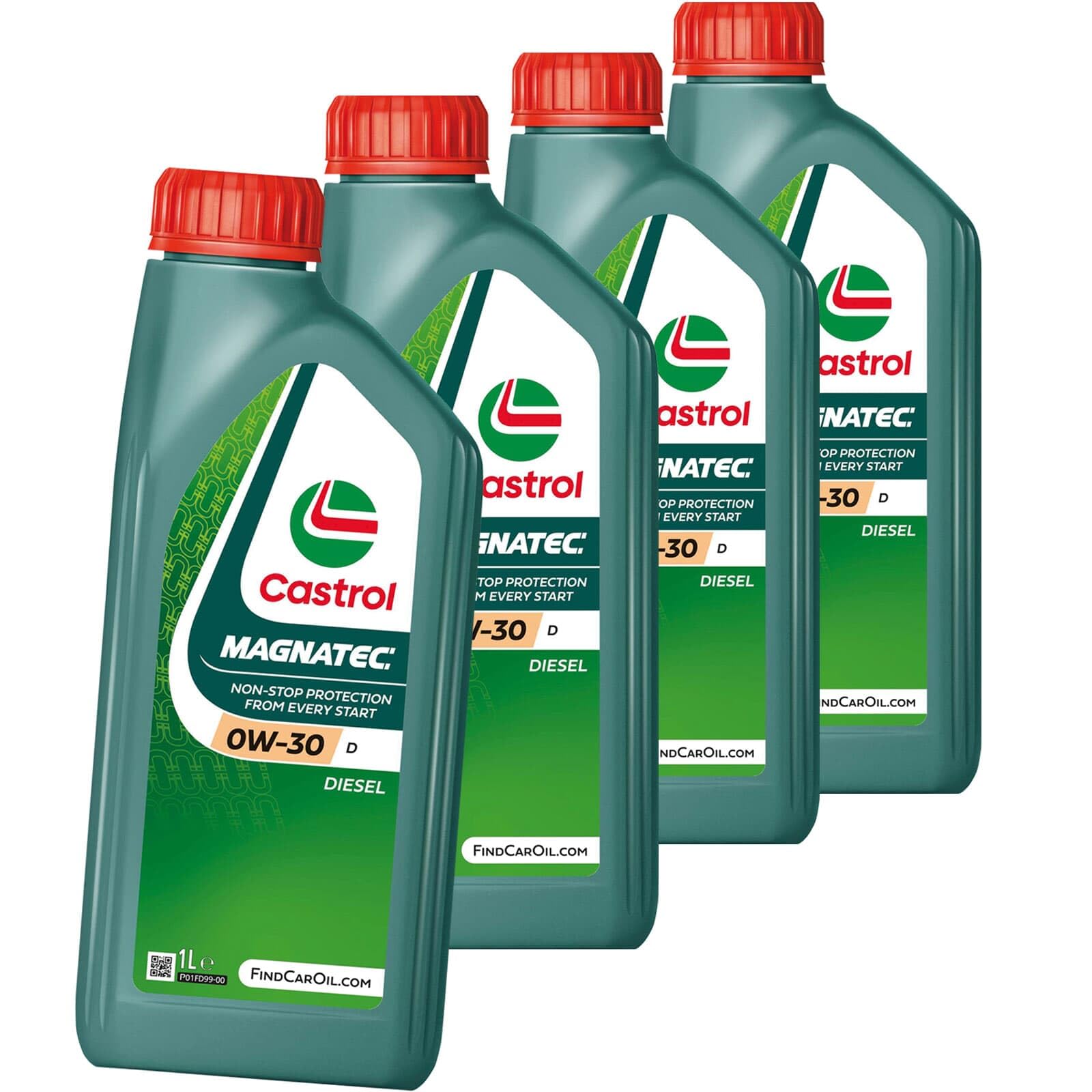 4x 15F67C Motoröl (1 L) | 15F67C / 157C36, Magnatec 0W-30 D