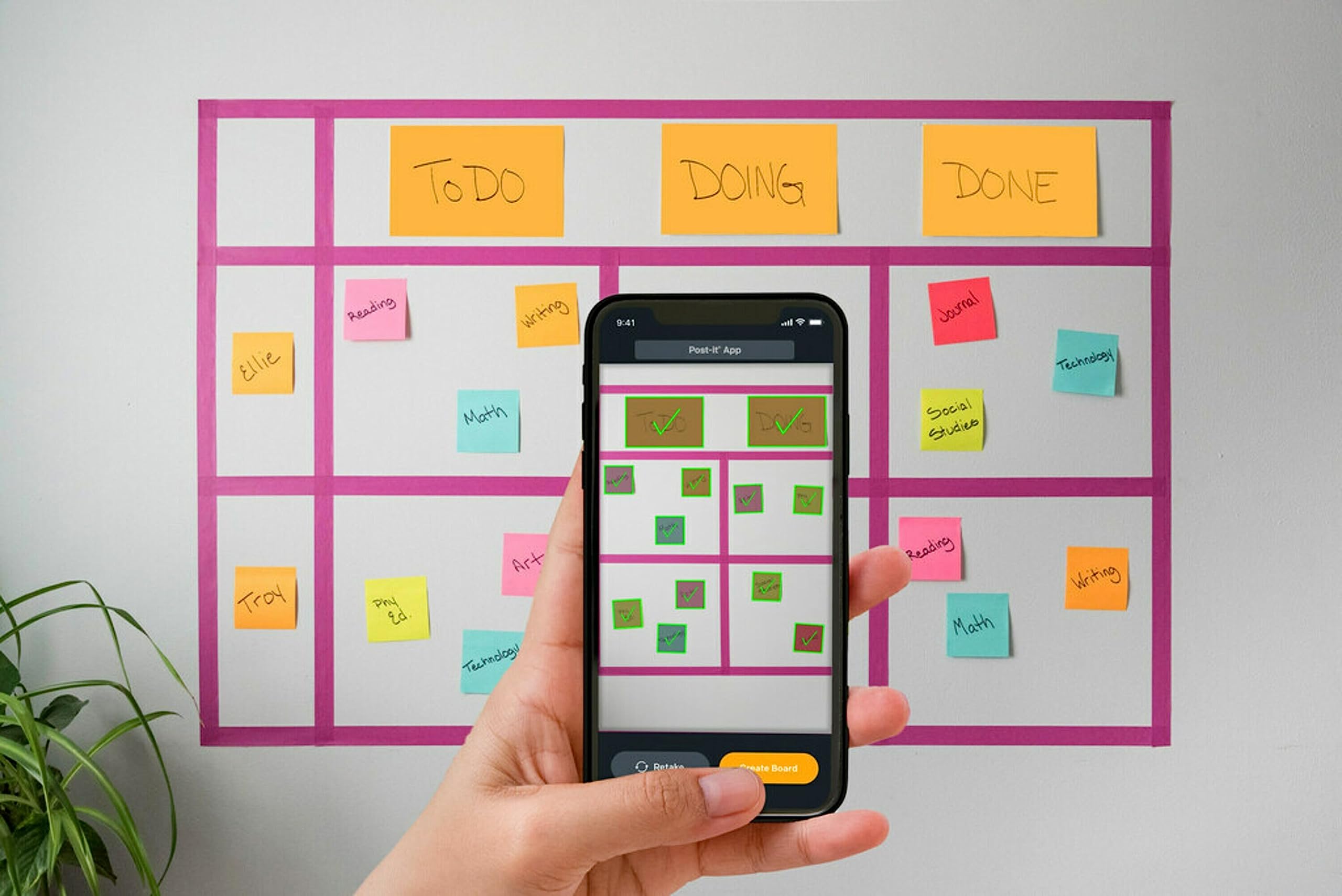 Post-it Super Sticky Notes, 2x Sticking Power, 8 in x 6 in, Rio de Janeiro Collection, 1 Pad/Pack, 45 Sheets/Pad (6845-SSP-1PK)