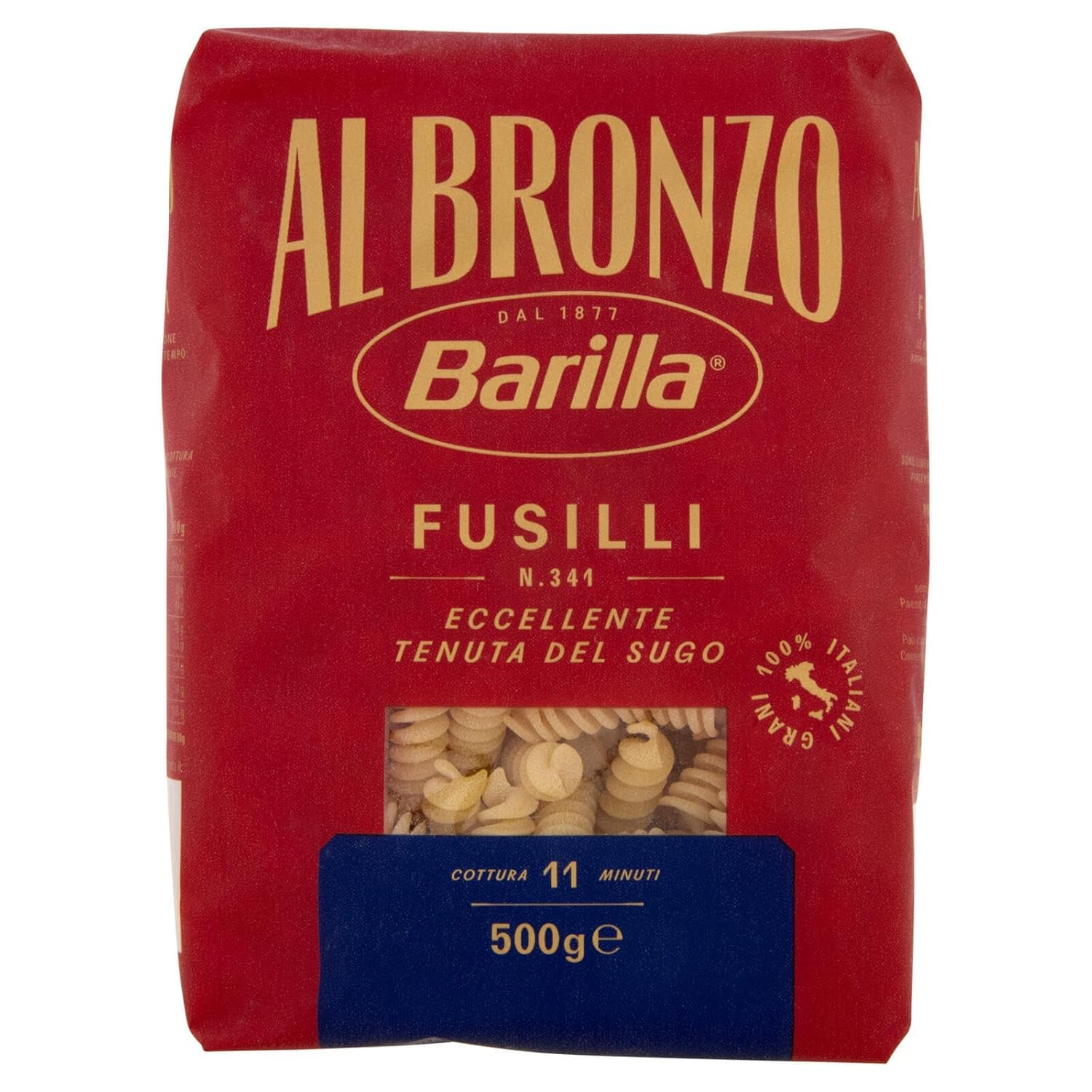 Italian Gourmet Fusilli Al Bronzo 24 x 500g + Polpa offerte