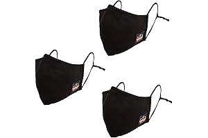 Ergodyne Skullerz 8800 2XL-3XL Black Face Mask 3-Pack