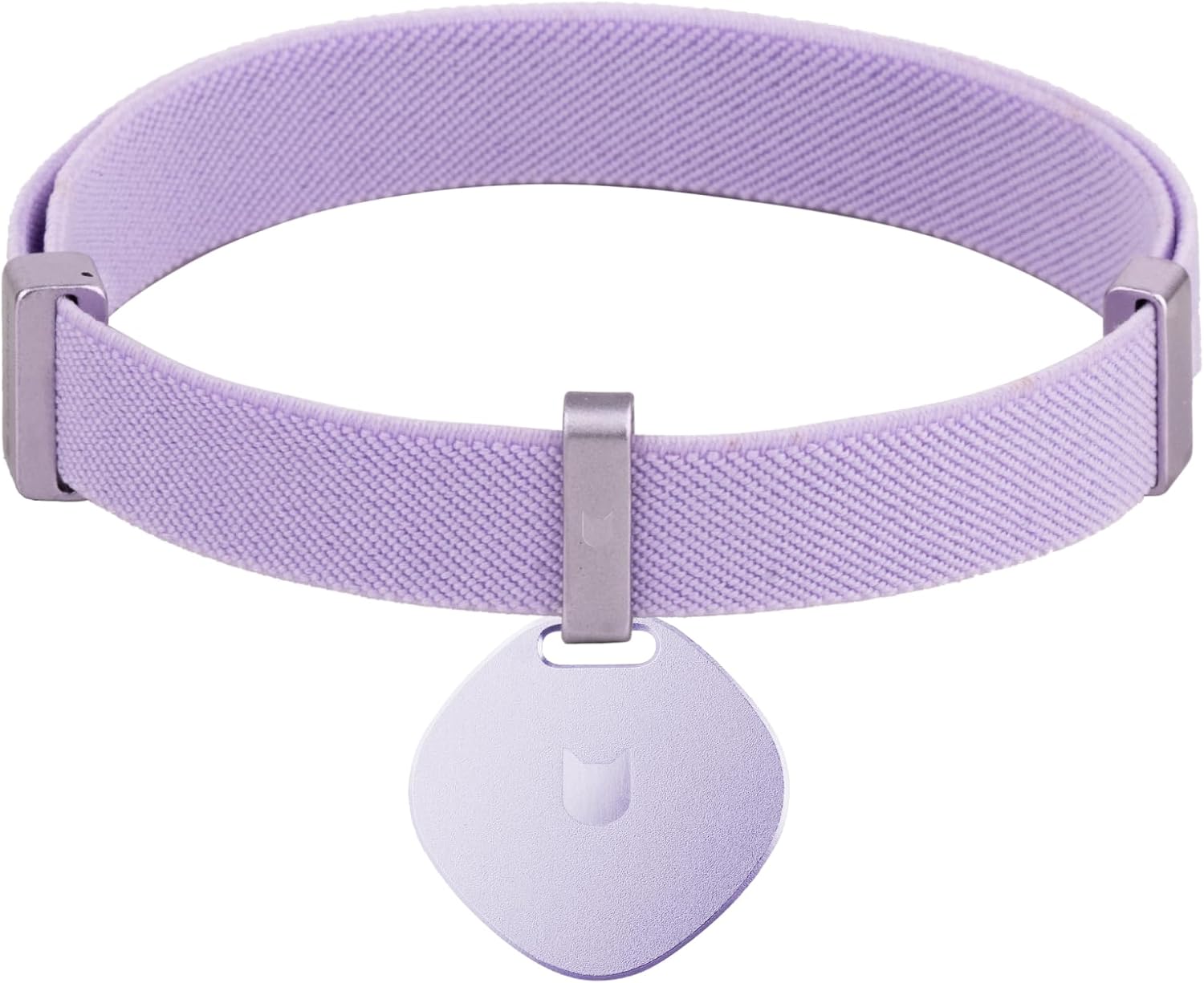 Safety Cat Collar Pro and ID Tag Set - Elastic Quick Release Cat Collar Non Breakaway and Personalized Engraved Cat Name Tag for Kitten Small Large Cats (Monet Purple-Star, M)