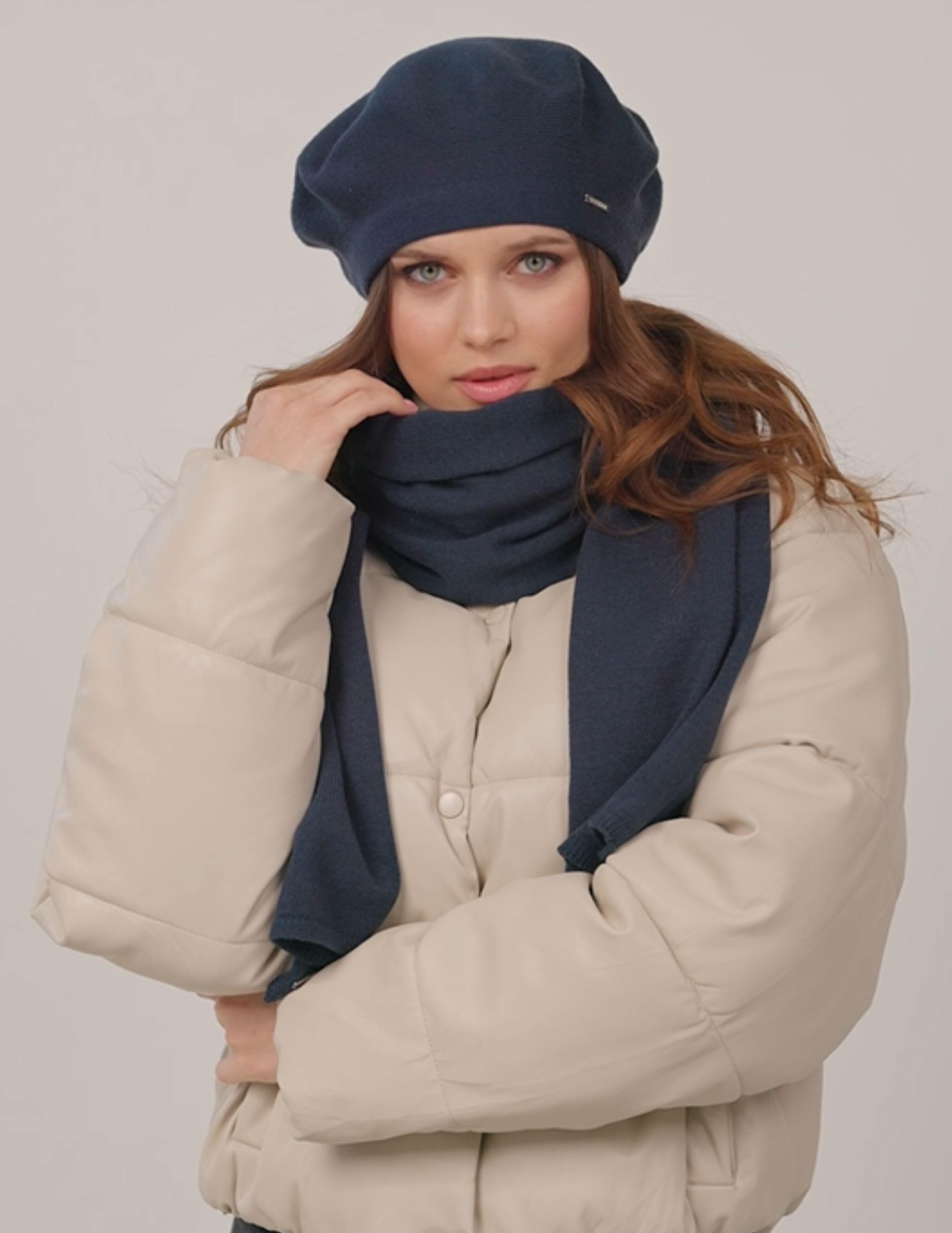 Vivisence Invernale Berretto Elegante da Donna in Lana E Viscosa Morbido E Caldo Stile Classico Elasticizzato per Una vestibilità Perfetta per Ogni Occasione