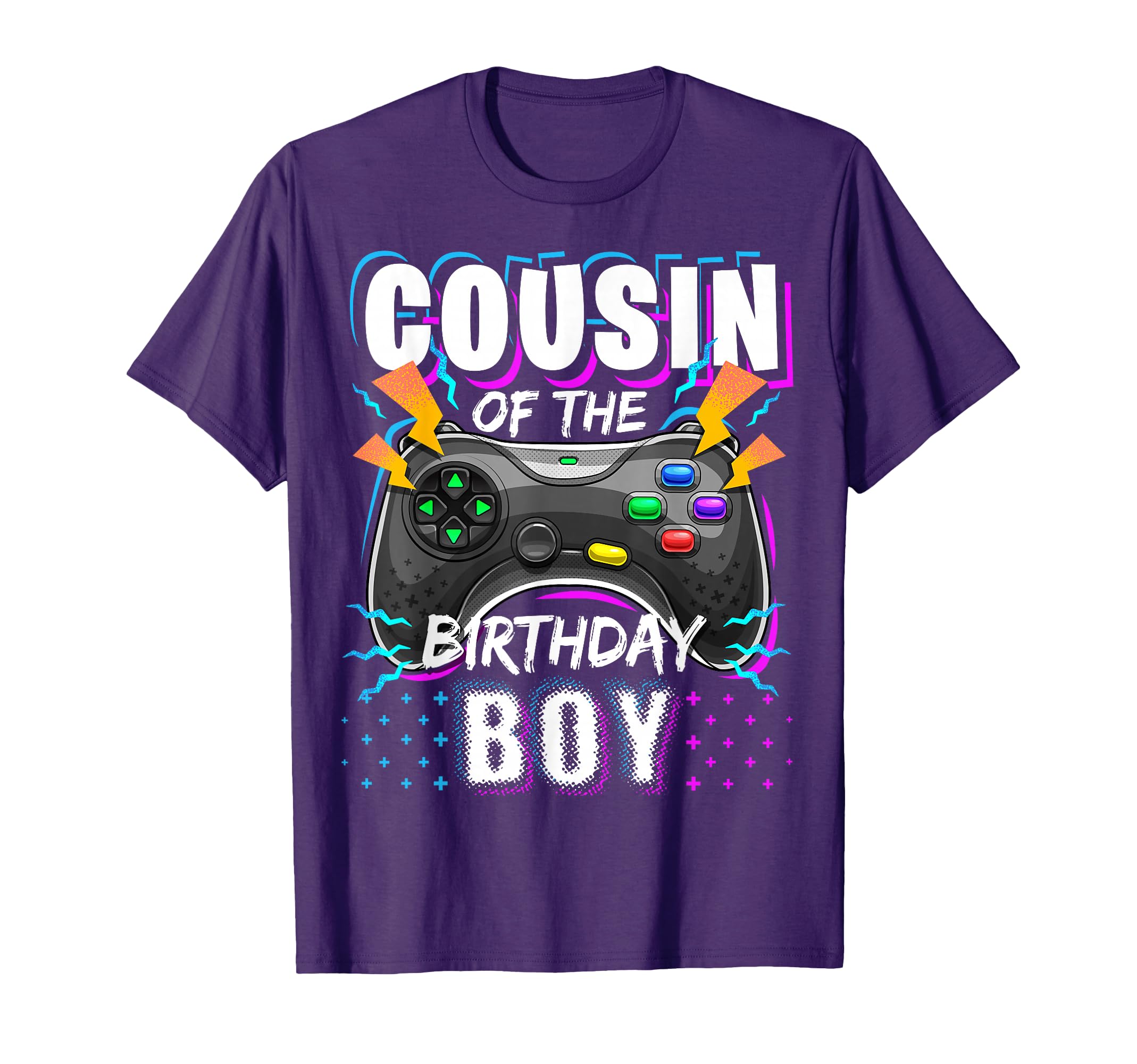 Cousin of the Birthday Boy Matching Video Game Birthday Gift T-Shirt