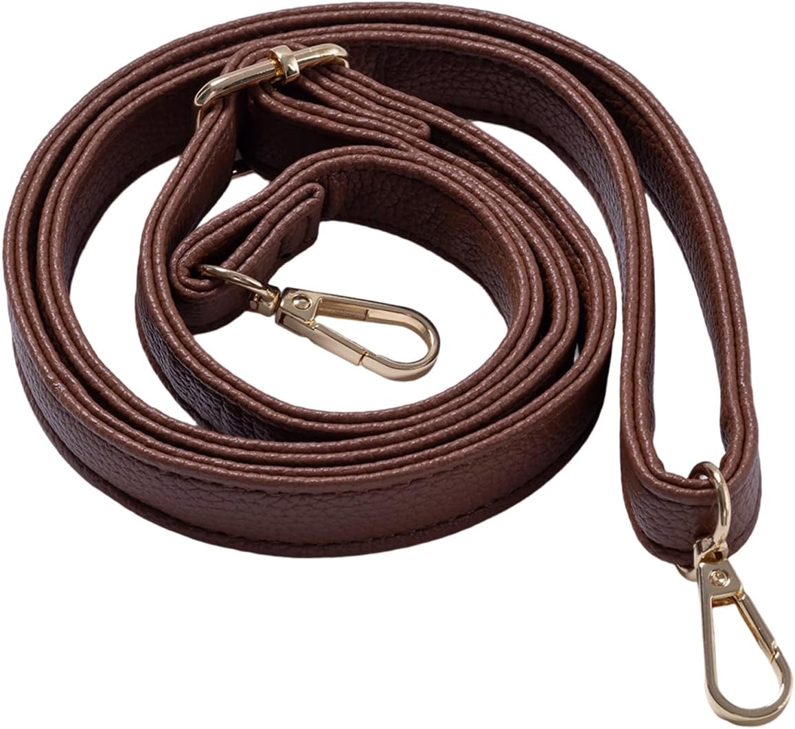 White Purse Strap Replacement 28-51 Inch Adjustable Leather Shoulder Straps for Purse Crossbody Bag