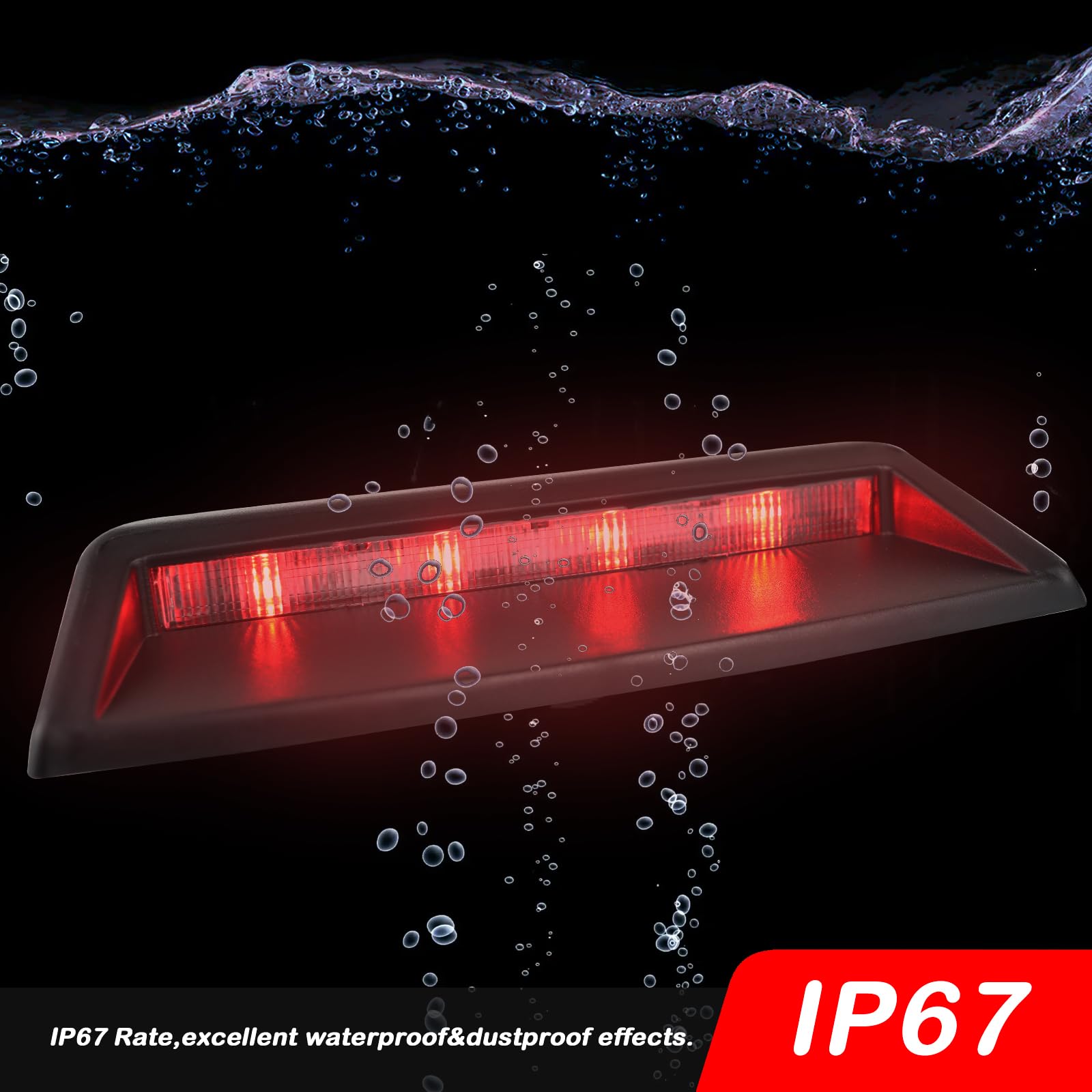 Amazon.com: KEEGTBOX High Mount Stop Light LED 3rd Third Brake