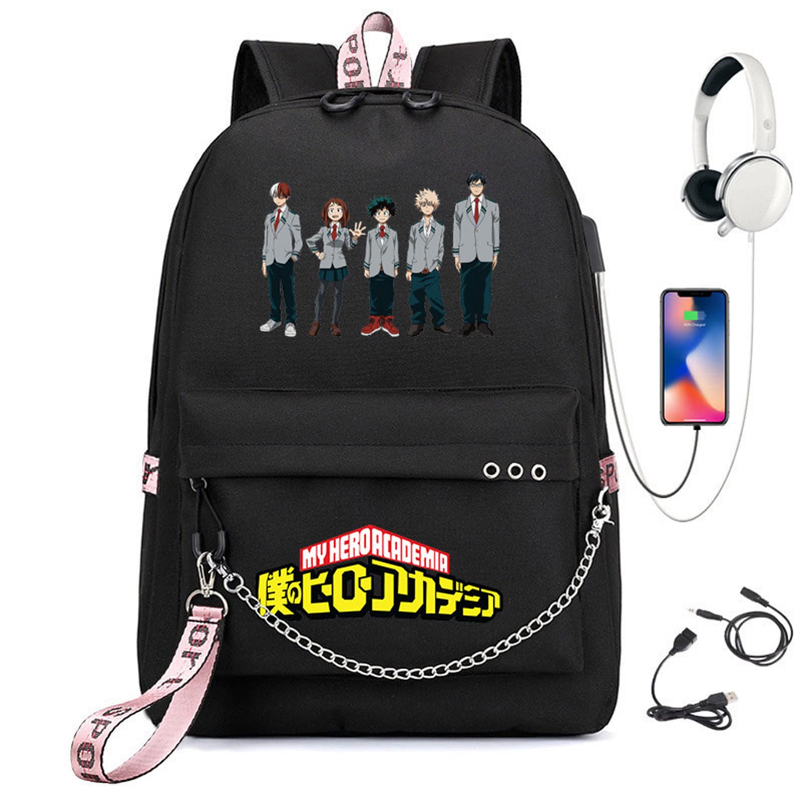 Buy Anime My Hero Academia Backpacks Midoriya Izuku deku Bakugou