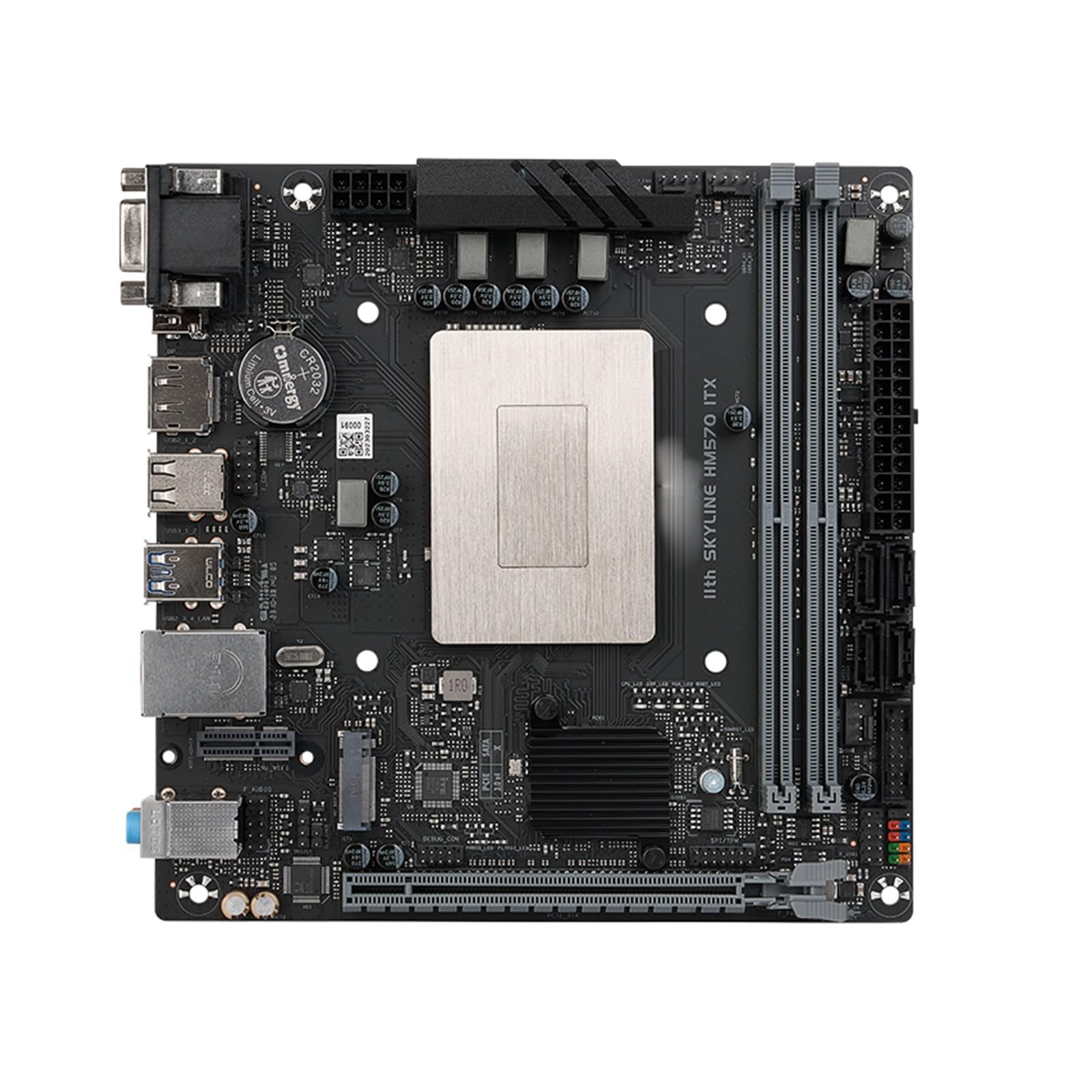 Fit for ERYING Mini ITX Gaming PC Computer Motherboard CPU Combo Kit Interposer Core i5 11500H 6C12T DDR4 RAM LGA 1700 placa Madre Motherboard