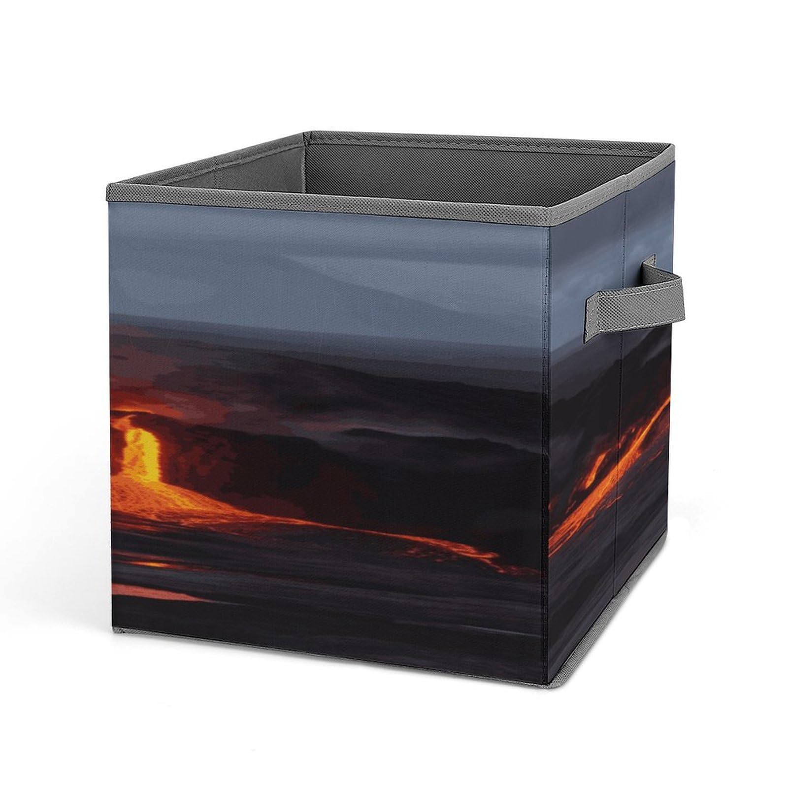 Fekiloot Style Kilauea Volcano Storage Bins Storage Baskets