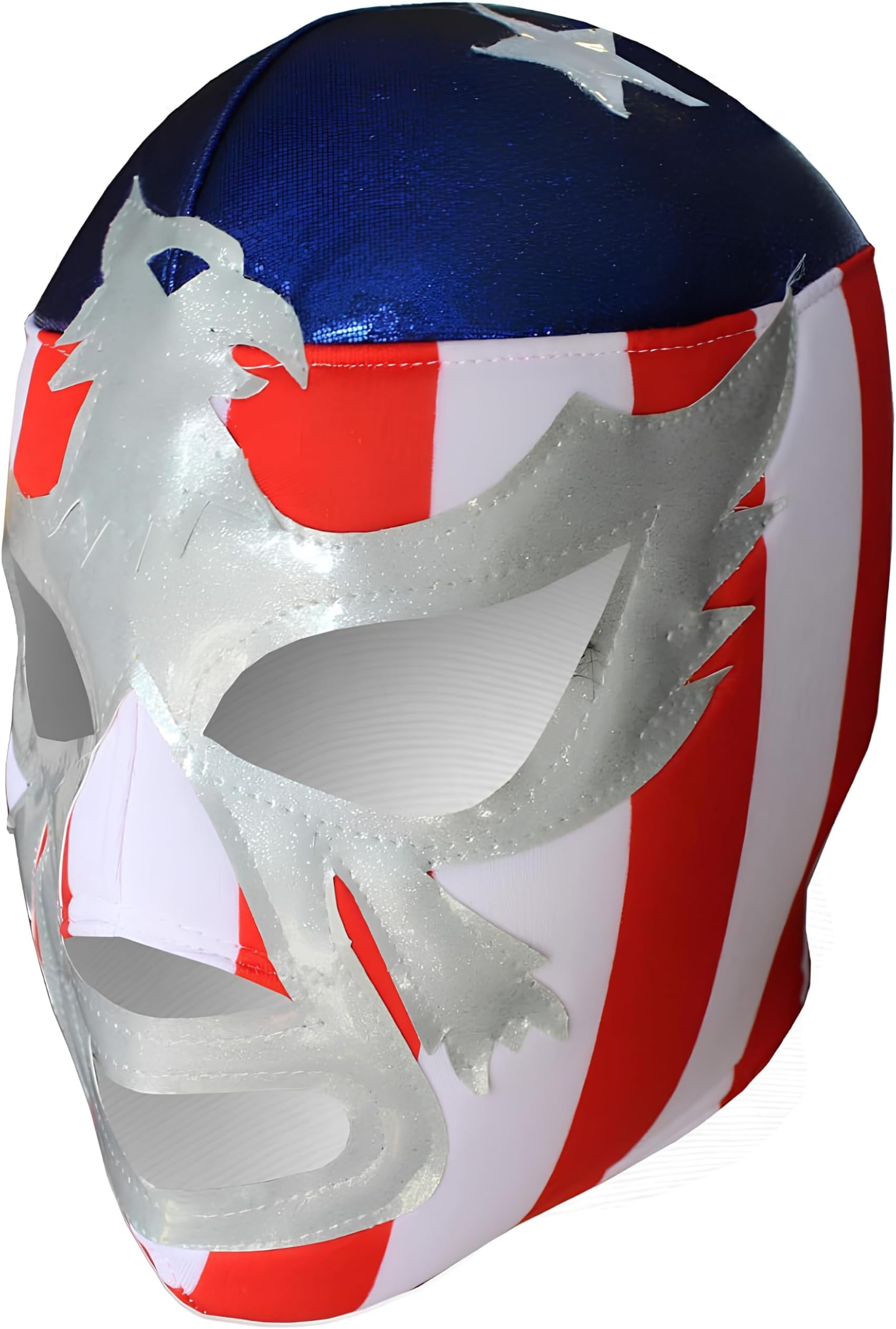 Patriot America Lucha Libre Luchador Mask Adult Size - Mexican Wrestling Mask Costume