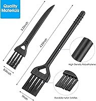 Vista 2 de Cepillo de limpieza para teclado de computadora, kit de limpieza para teclado de computadora portátil, limpiador antiestático, cepillo de limpieza