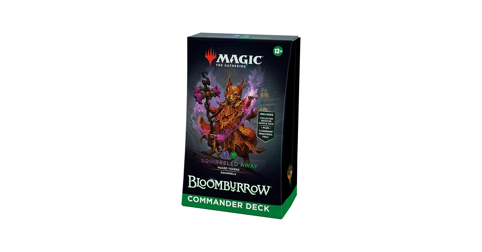 リスの悪ふざけ　SQUIRRELED AWAY BLOOMBURROW 英語版 Amazon.com: Magic: The Gathering Bloomburrow Commander Deck