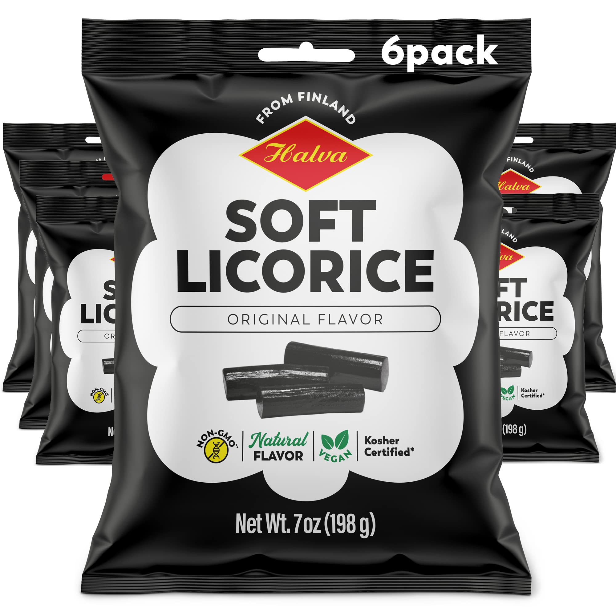 Buy HALVA Soft Licorice Candy Authentic Finnish Licorice Made with