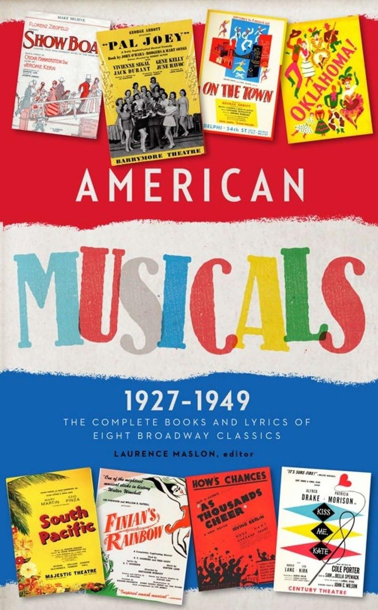 American Musicals Library of America livre de collection relié des classiques du théâtre de Broadway