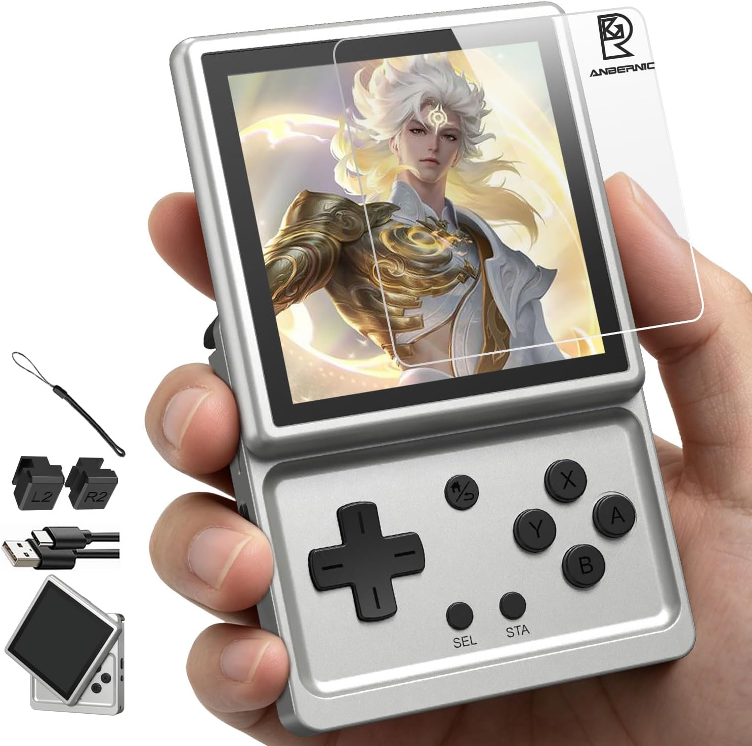 RG Rotate Retro Handheld Game Console,...