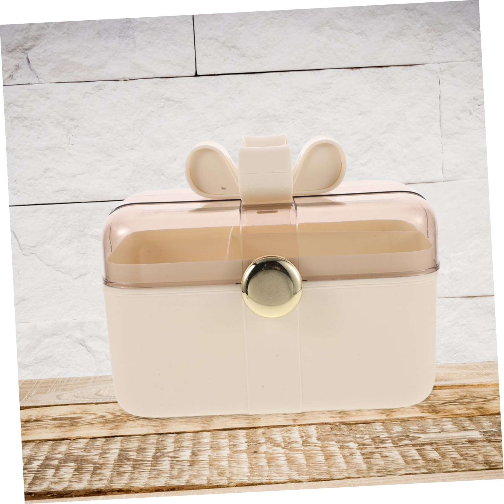 Haarschmuck-organizer Mit Griff Und Deckel Haarschmuck-aufbewahrungsbox Doppellagiges Haarseil Organizer Für Schreibtisch Und Reisen Vielfältige Aufbewahrungsmöglichkeiten
