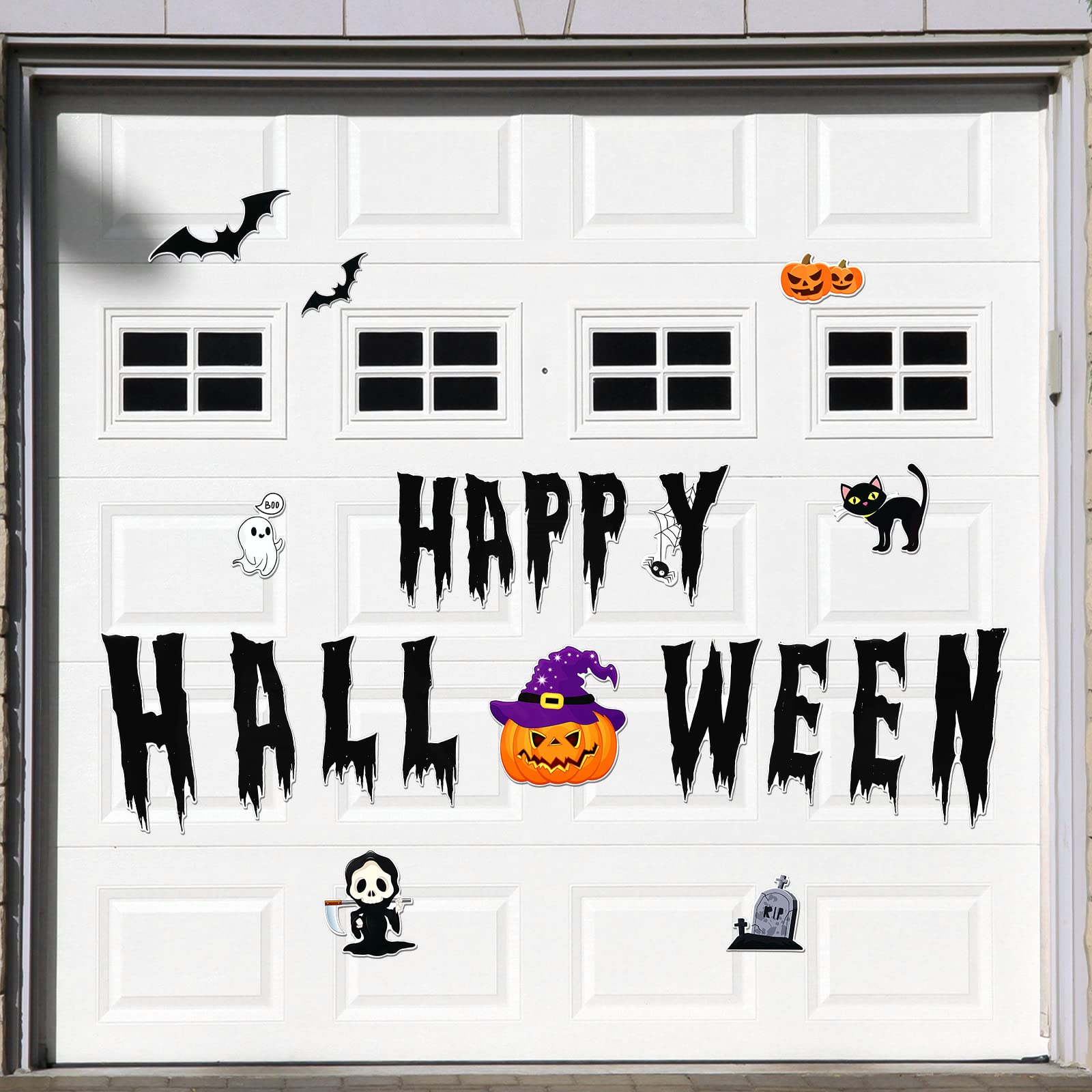 Buy Happy Halloween Decorations Refrigerator Ghost Tombstone Halloween Fridge