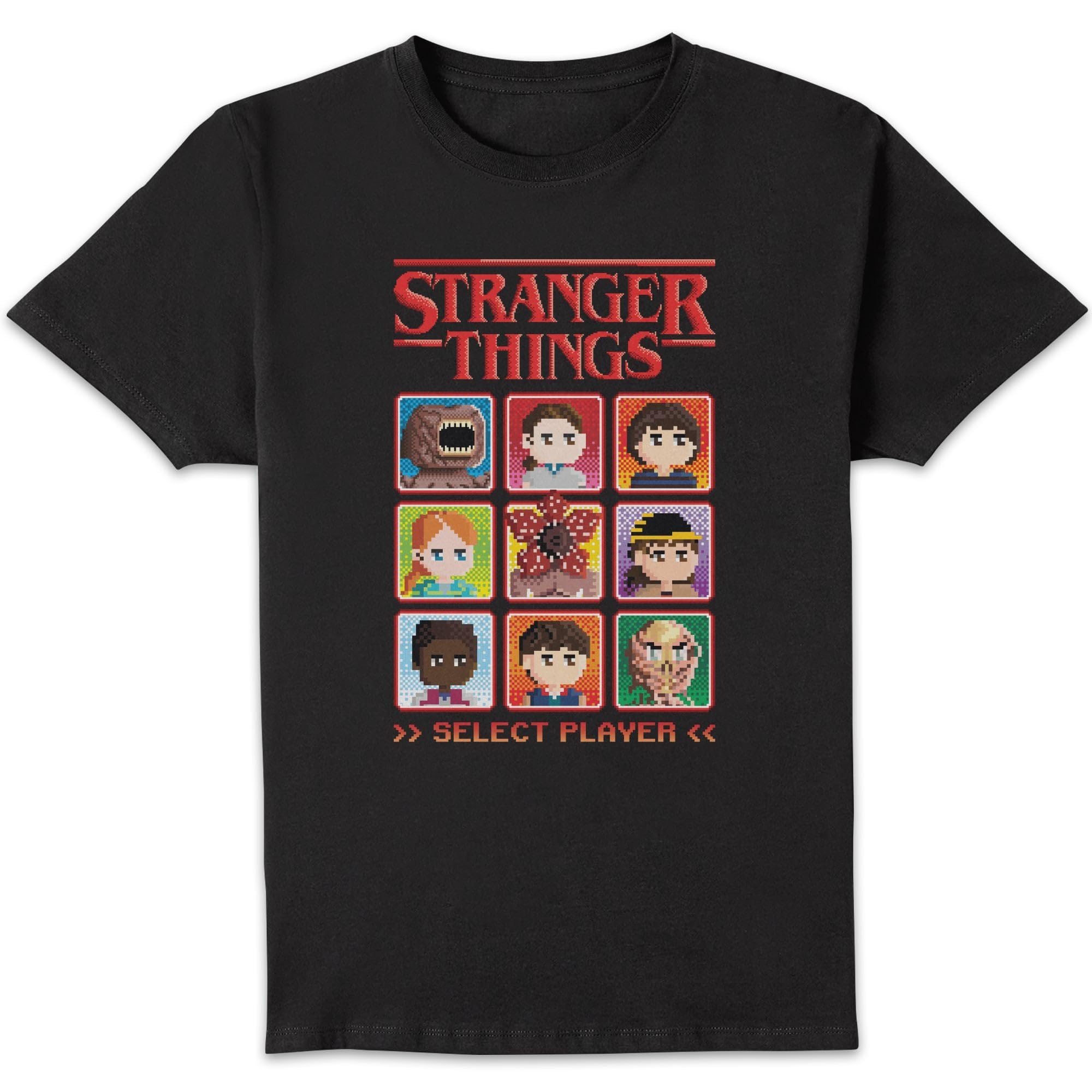 Stranger Things Choose Your Character! Men's T-Shirt - Black L