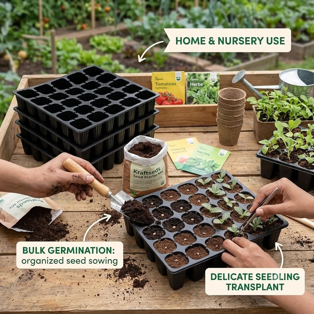 Plastic Seed Starter Tray - 48 Cells -2 Plastic Seed Starter Tray - 48 Cells -2