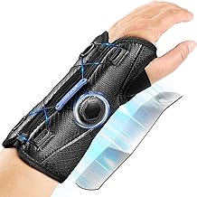 NEENCA 手首 サポーター 【医療用グレード】 圧痛軽減 強力支持 吸汗速乾 調整ノブ付 腱炎・関節炎・捻挫用 日常生活/事務作業兼用 男女兼用 左手 Mサイズ(手首の太さ15~19cm)