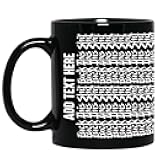 Funny Swear Word Mug for Work – Personalized Hidden Message Coffee Mugs with Text – Let The Mug Do The Talking – Customized Sarcastic Coffee Cup Gift – Office Black Cup for Coworkers/Work Besties