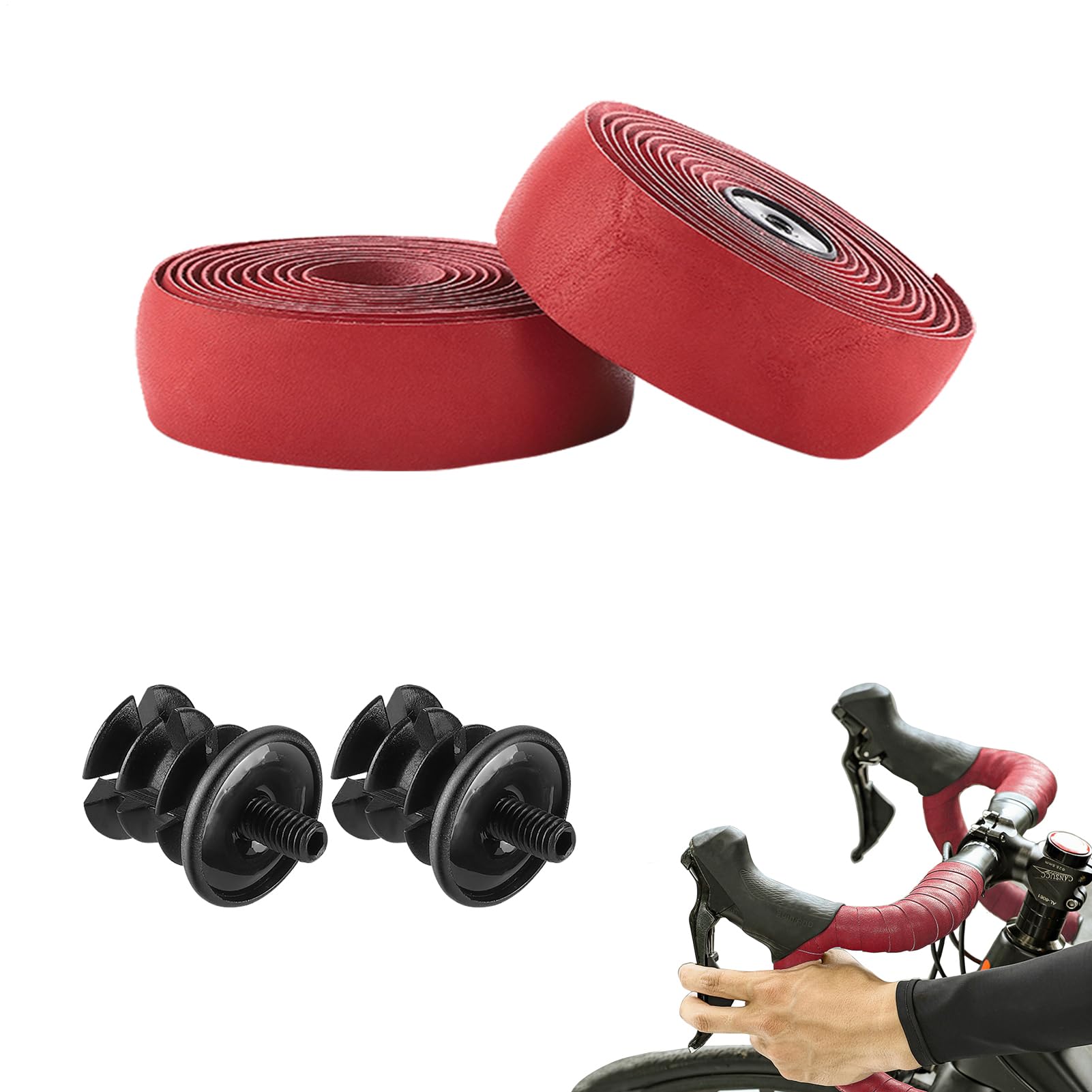 Nastro Manubrio Per Manubrio Manubrio Bici 2 Pezzi Protezione Maniglia