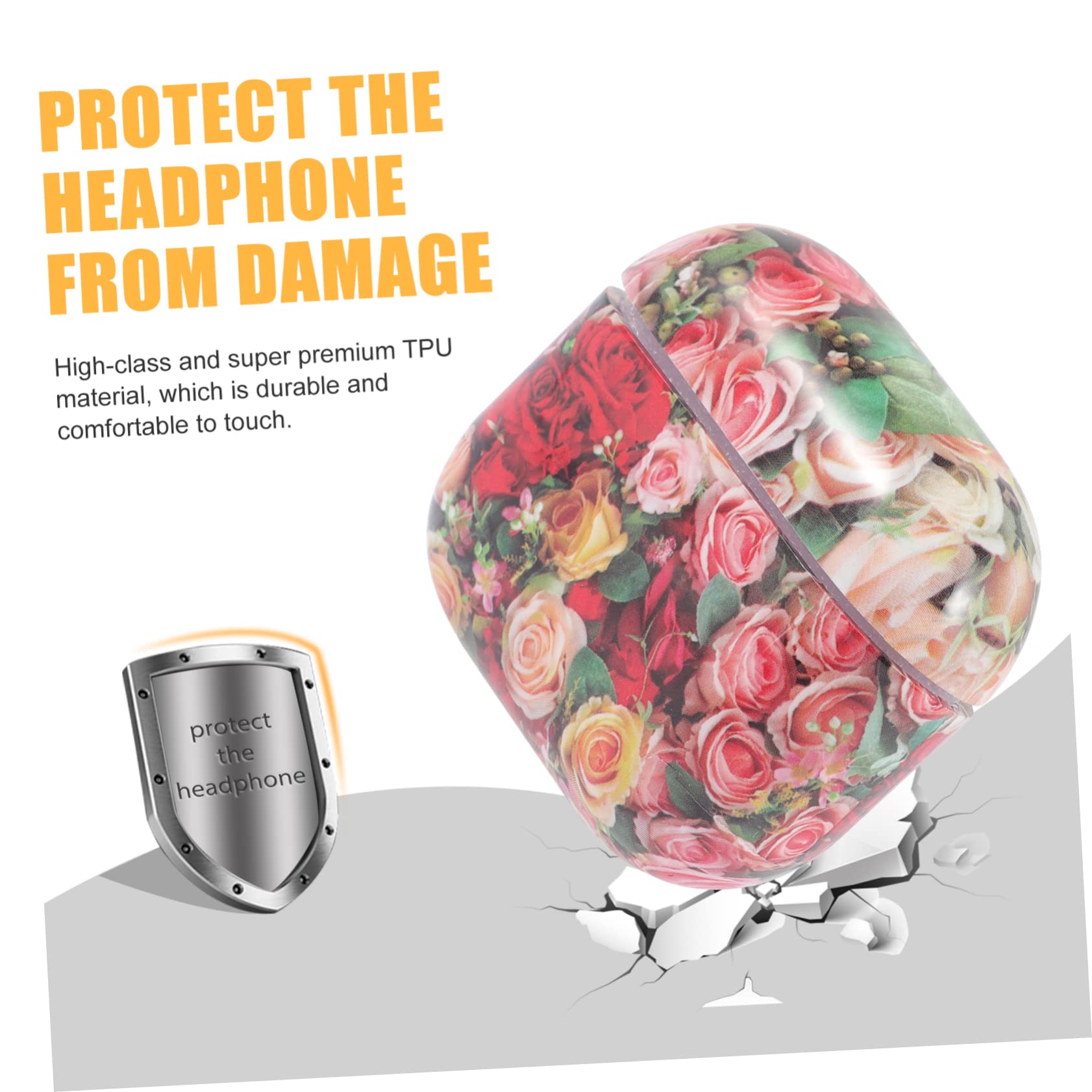 jojofuny 5piezas Funda De Diseño De De Dibujos Animados para Auriculares Protección Ligera y Portátil Compatible Funda De TPU Resistente y Moderna