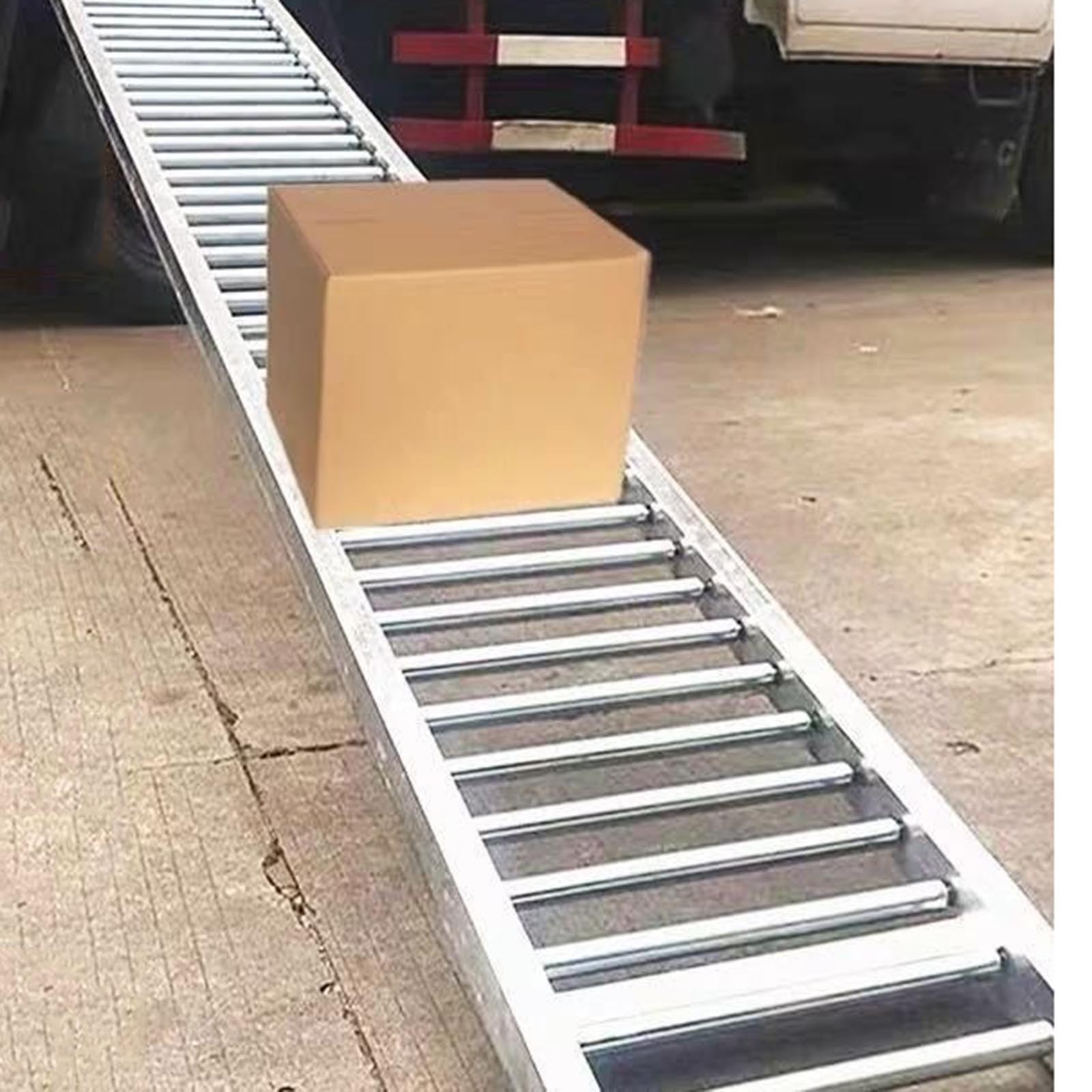 Trasportatore a rulli resistente per la movimentazione delle merci del magazzino, scorrevole di scarico non alimentato con capacità elevata