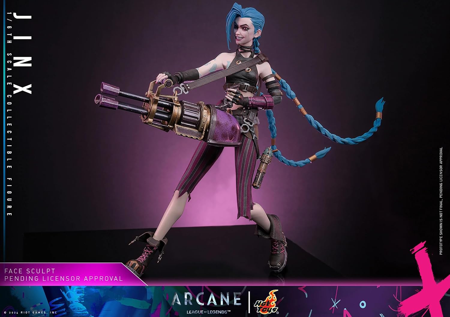 Hot Toys TMS137 LOL: Arcane Jinx 1/6 Scale Collectible Figure