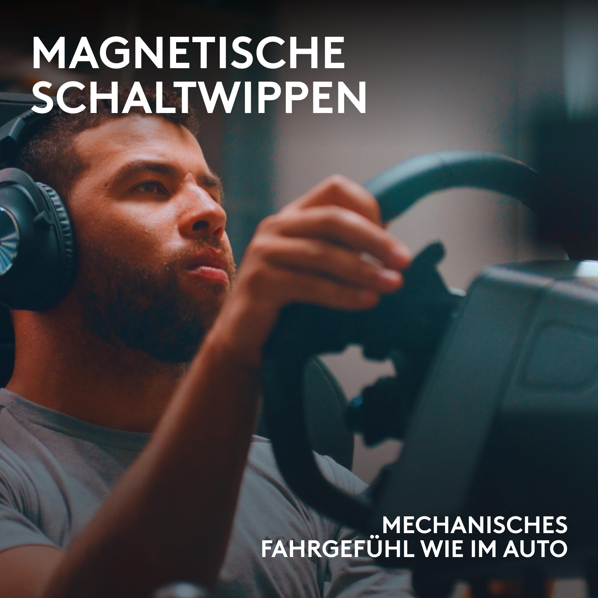 Logitech G PRO Rennlenkrad, Direktantrieb 11 Nm, TRUEFORCE Force Feedback, magnetische Schaltwippen, Doppelkupplung, OLED-Display, Schnellentriegelung, PRO Tastenlayout, Playstation & PC - Schwarz