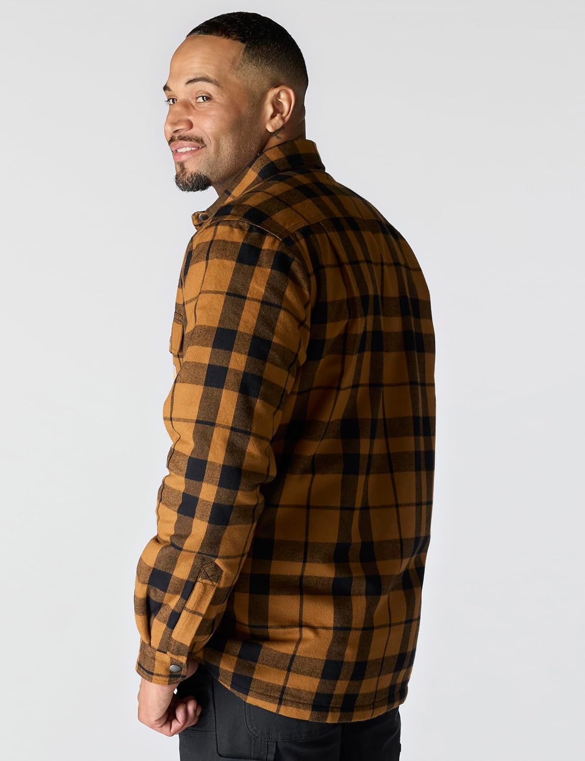 Carhartt Mens Relaxed Fit Flannel Sherpa-Lined Shirt Jac - Image 2