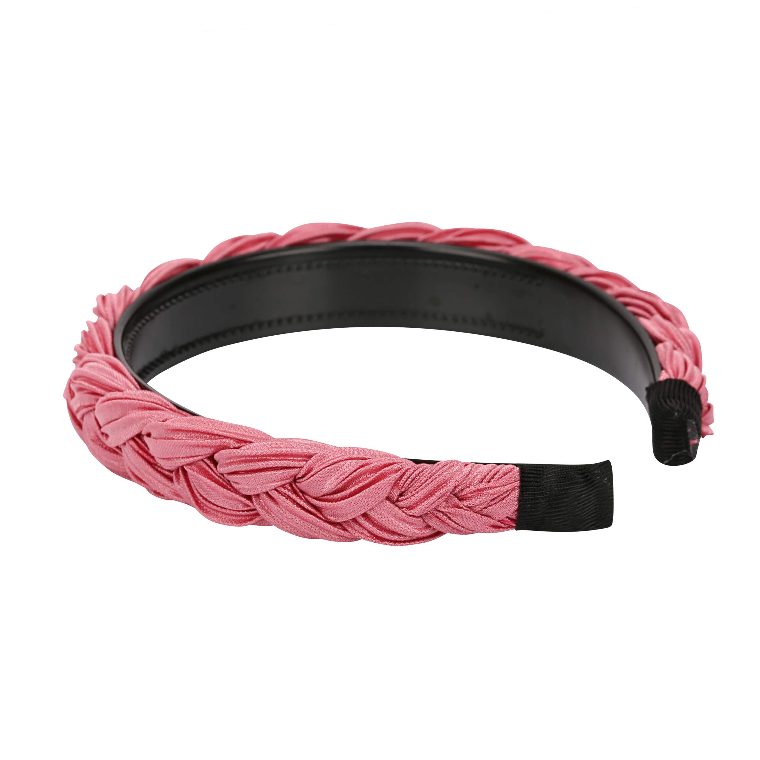 Fabric and Plastic Braid Shape Hair Band, Elegant Hair Accessories